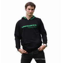 Vente en gros Custom Mens Cotton Fleece Pullover Hoodie